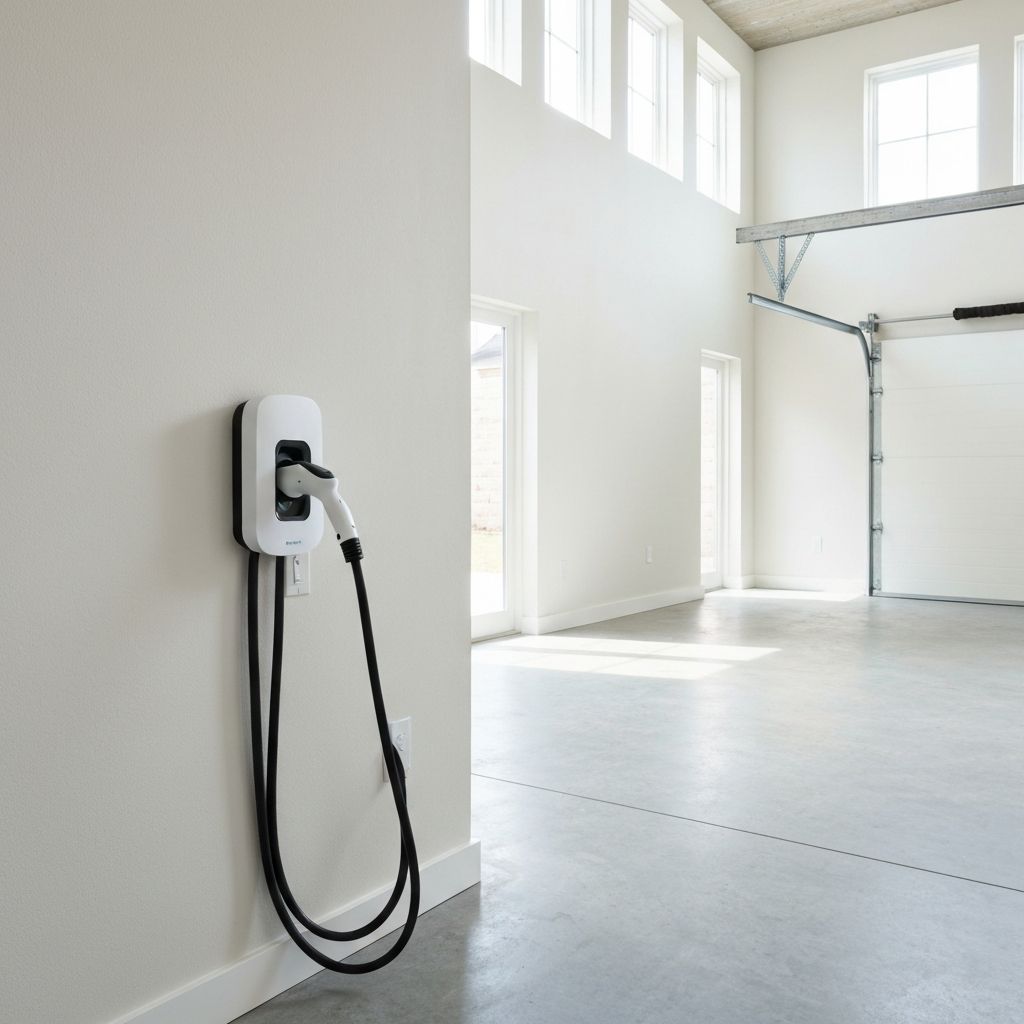 Tesla Wall Connector installed in Ellenbrook garage